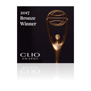 Bronze prémio dos vencedores dos Prémios Clio de 2017