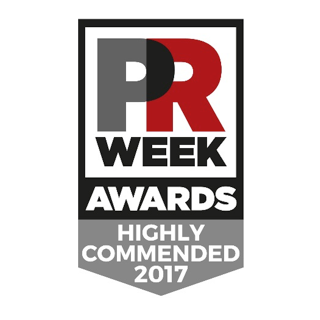 Logo hautement recommandé pour les PR Week Awards 2017.