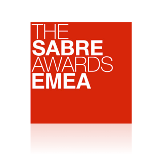 Logo for the Sabre Awards EMEA.