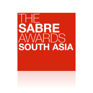 Logótipo para os Prémios Sabre da Ásia do Sul.
