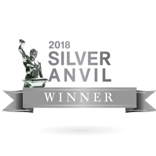 Logo des lauréats des prix de l'Enclume 2018 Silver .