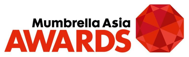 Logo pour les prix Mumbrella Asia .