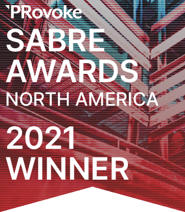 Logo des lauréats pour les prix Sabre North America 2021