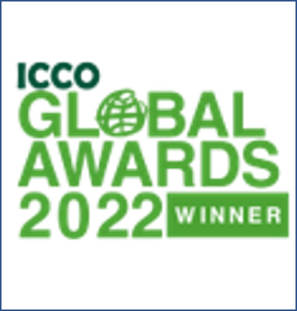 Logo des gagnants des prix ICCO 2022.