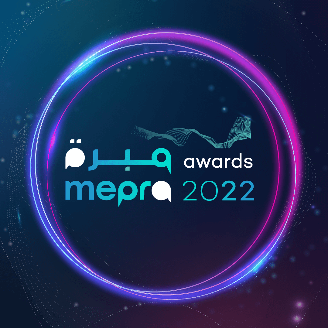 Logo pour MEPRA awards 2022.