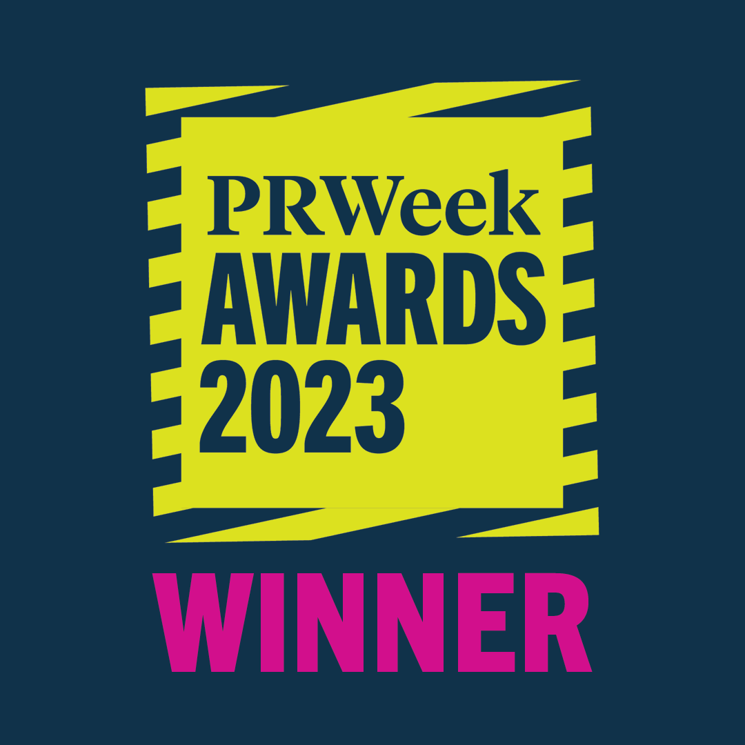 Logo du lauréat des PR Week US 2023 Awards.