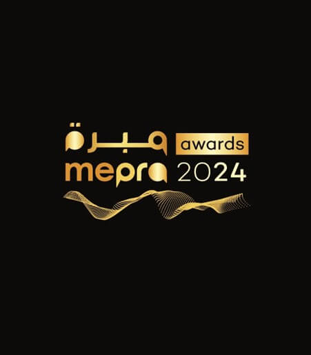 Logo for MEPRA Awards 2024.